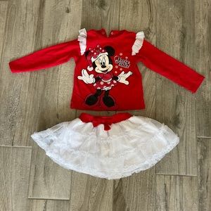 Minnie Mouse Christmas outfit
